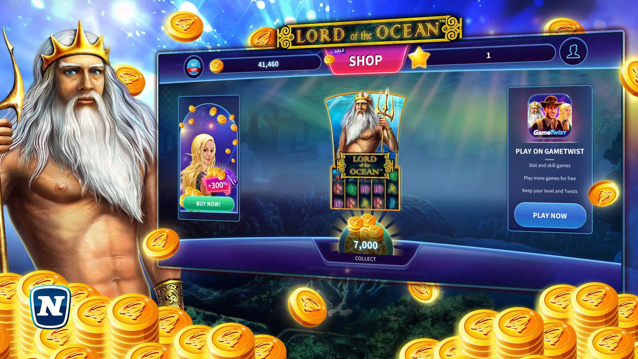 Lord of the Ocean™ Slot Ảnh chụp màn hình 1