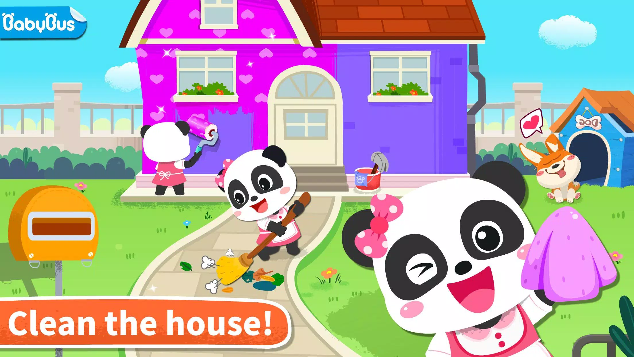 Baby Panda' s House Cleaning Tangkapan skrin 0