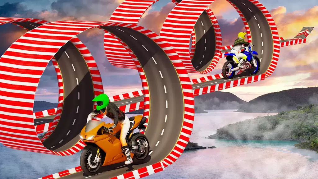 Stunt Bike Race Moto Drive 3D Zrzut ekranu 2