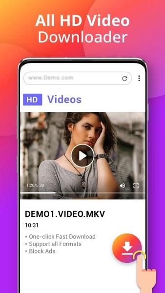 Downloader - Video Downloader Ảnh chụp màn hình 1