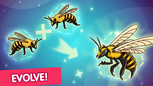 Angry Bee Evolution ဖန်သားပြင်ဓာတ်ပုံ 1