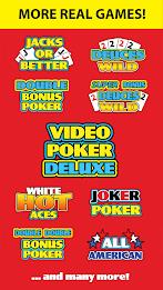 Video Poker Deluxe Tangkapan skrin 1