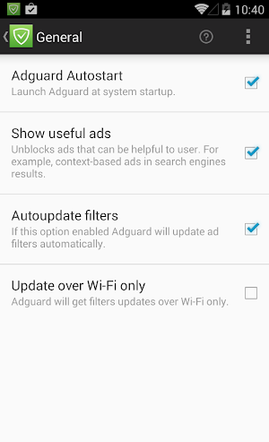 AdGuard Ad Blocker ภาพหน้าจอ 1