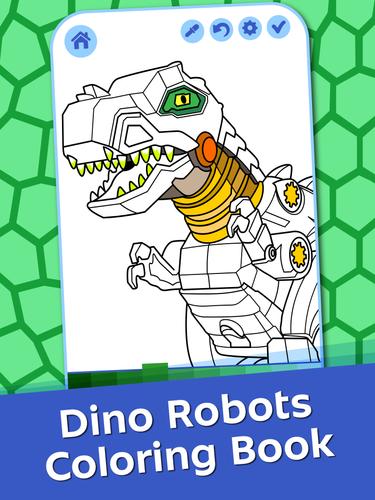 Dino Robots Coloring for Boys 螢幕截圖 0