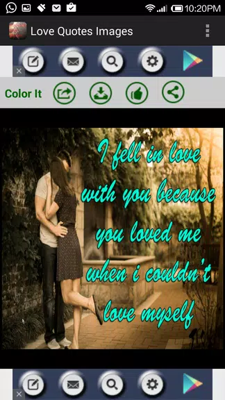 Romantic Love Quotes & Images 螢幕截圖 3