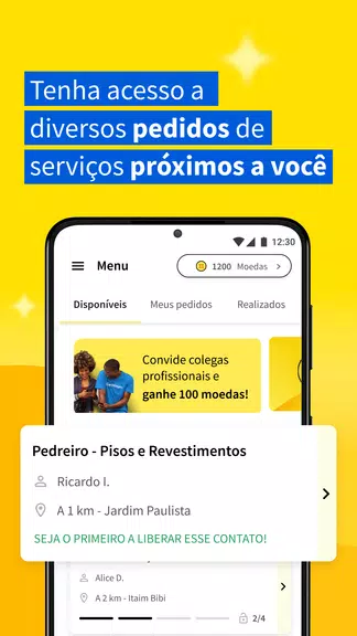 GetNinjas para Profissional Captura de tela 0