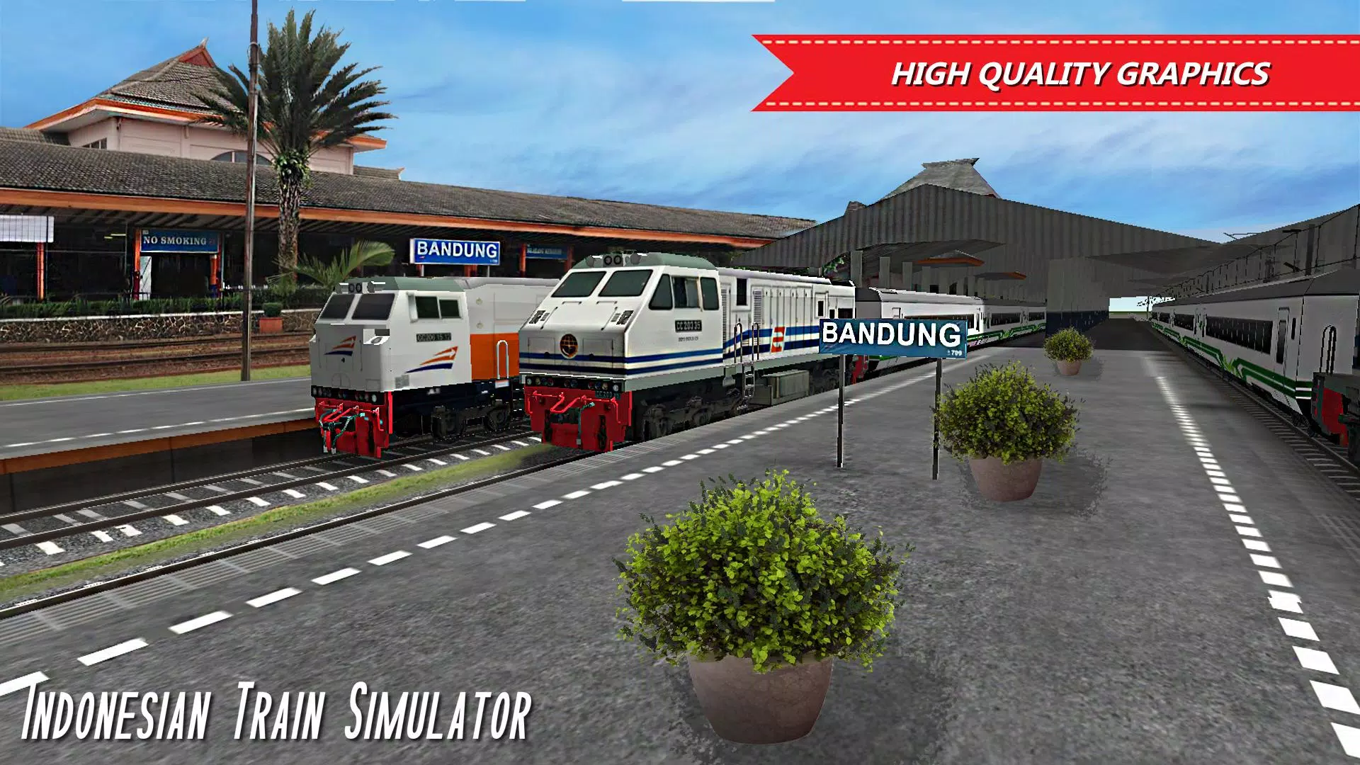 Indonesian Train Sim: Game Screenshot 1