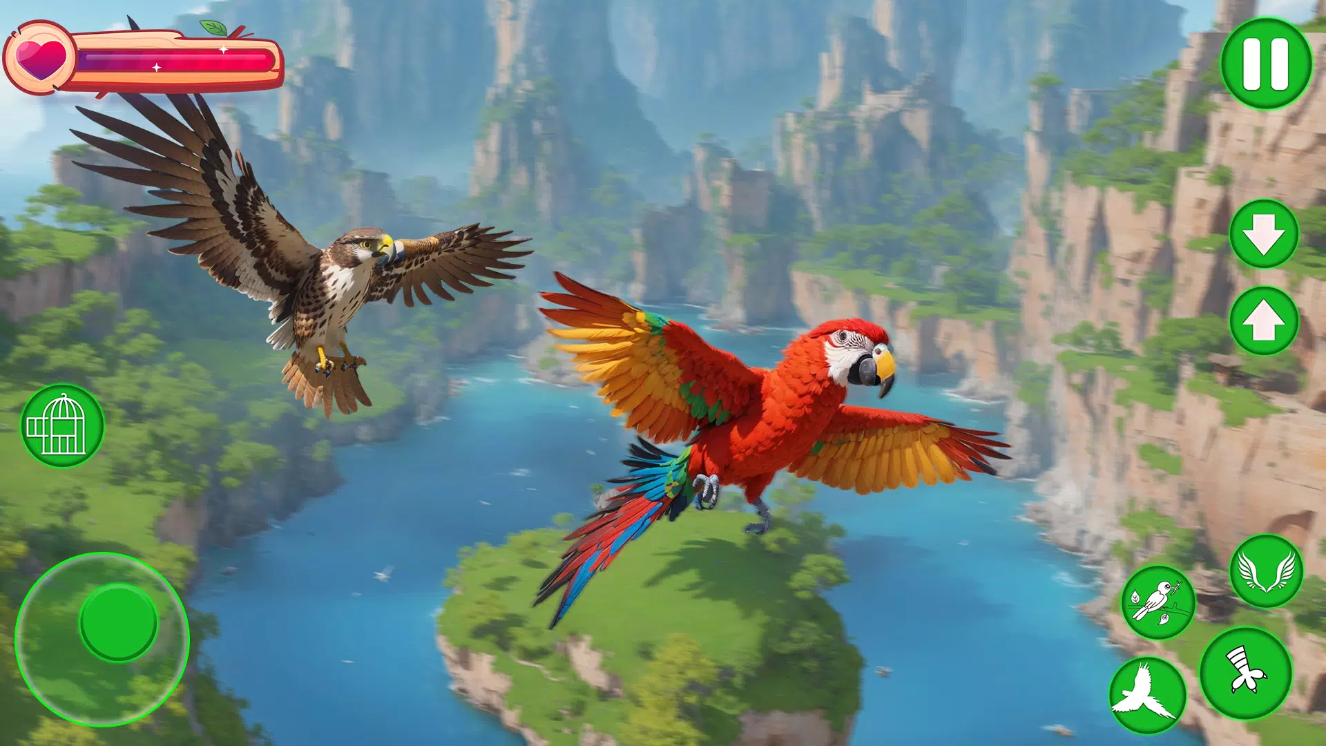 Parrot Bird Simulator Game Schermafbeelding 3