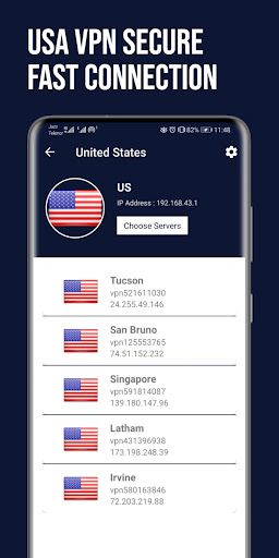 USA VPN Fast: Secure VPN Proxy スクリーンショット 0