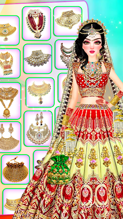 Indian Bride Dress Up Girl Tangkapan skrin 3