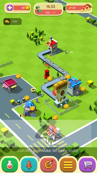 Pizza Factory Tycoon - Idle Clicker Game Tangkapan skrin 2