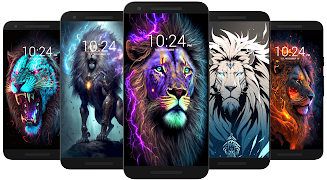 Lion Wallpaper HD ဖန်သားပြင်ဓာတ်ပုံ 3