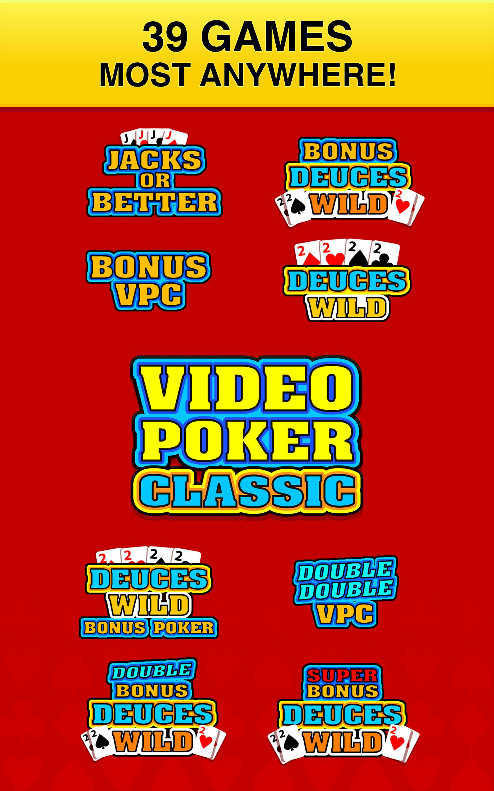 Video Poker Classic ® Ảnh chụp màn hình 1