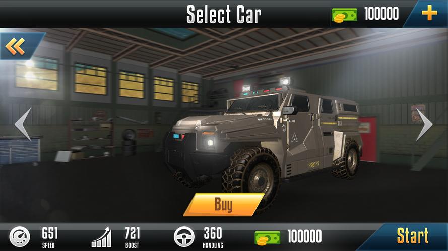 Impossible Ramp Hummer Car 3D Screenshot 1