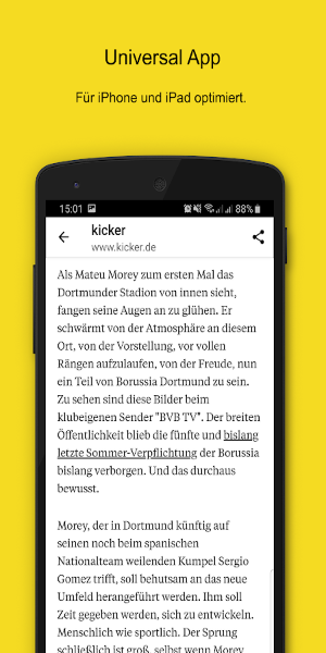 Buzz09–die schwarz-gelben News应用截图第2张