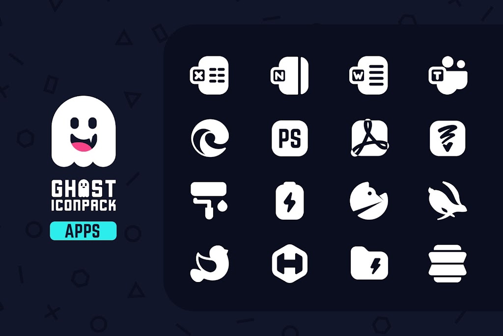 Ghost IconPack スクリーンショット 2