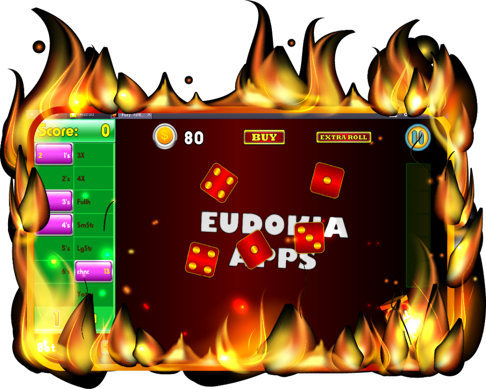 Schermata Flaming Yatzy - Ignited Dice 2