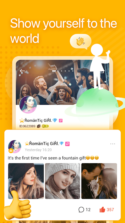 Echo: Live Voice Chat Room APP 螢幕截圖 1