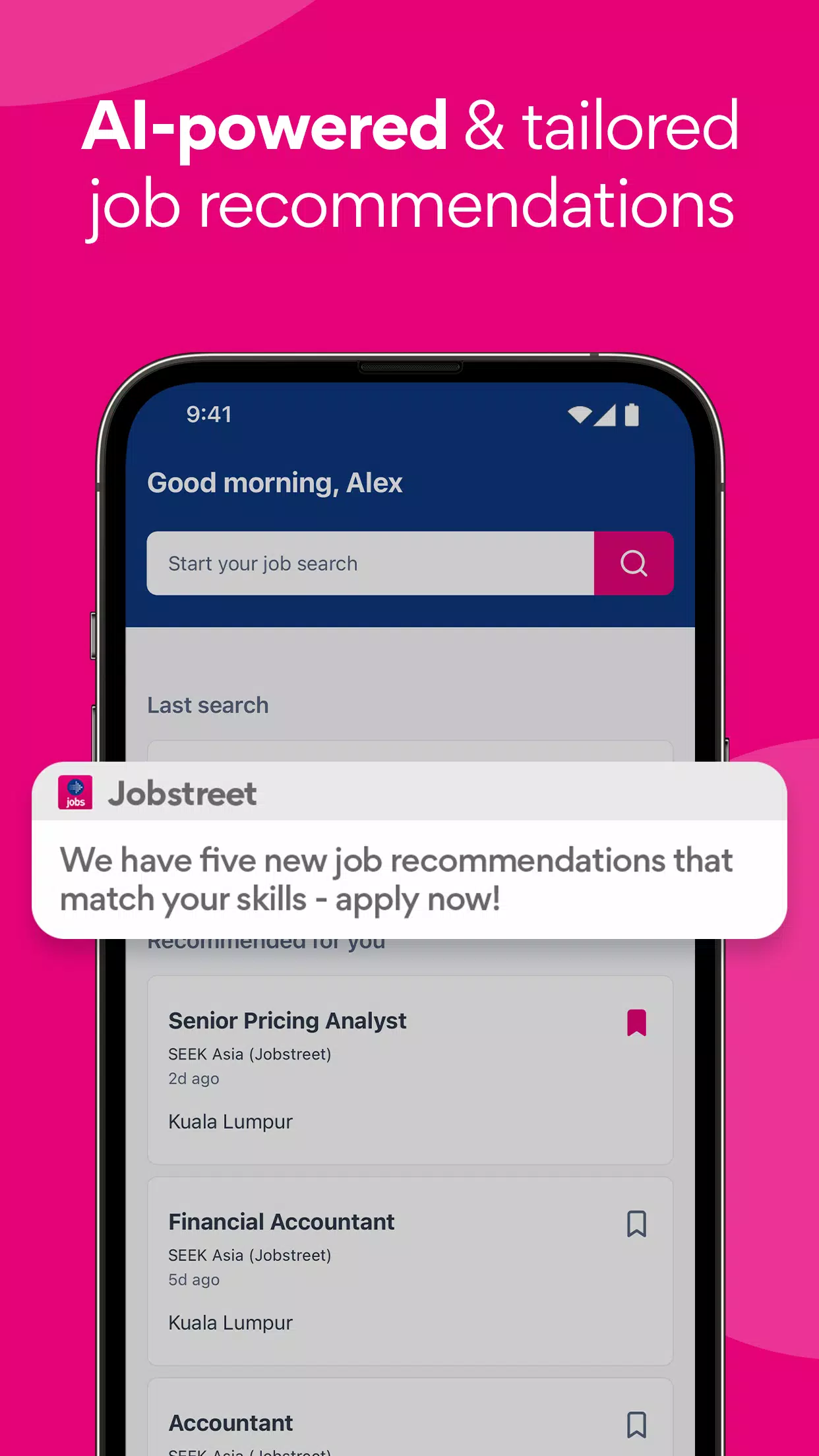 Jobstreet: Job Search & Career 螢幕截圖 3