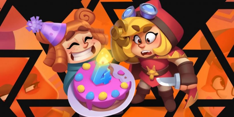 Rush Royale marca 4º aniversário com grande celebração