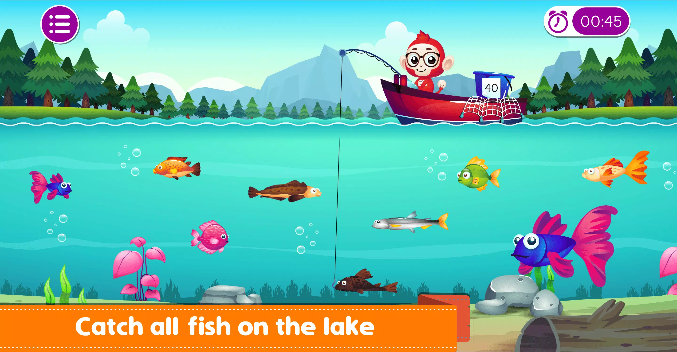 Marbel Fishing - Kids Games 스크린샷 2