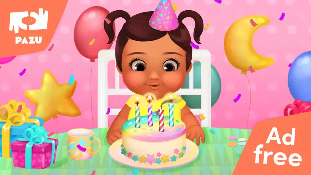 Baby Birthday Maker Game Zrzut ekranu 1