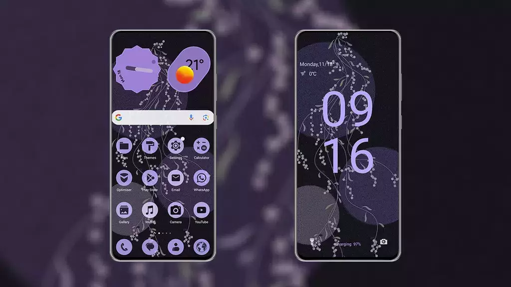 PixPurple EMUI MagicOS Theme Capture d'écran 1