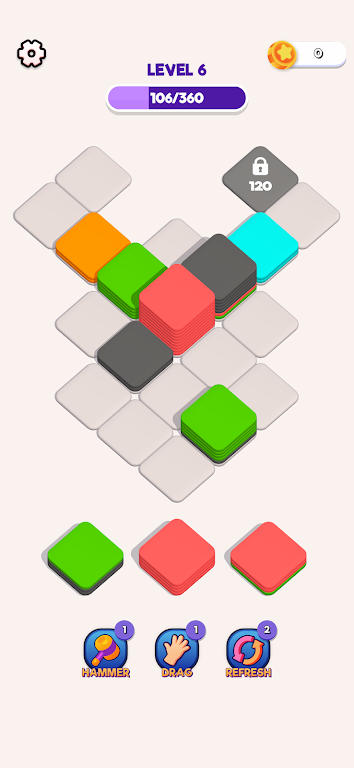 Block Sort 3D - ASMR Tile Sort Zrzut ekranu 2