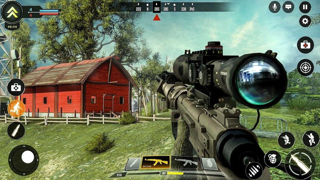 Sniper Game: Shooting Gun Game Mod ภาพหน้าจอ 1