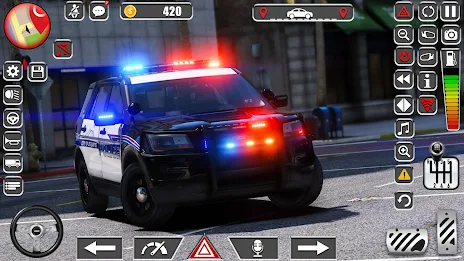 Police Car Spooky Parking 3d スクリーンショット 0