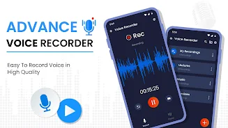 Advance Voice Recorder Captura de pantalla 0