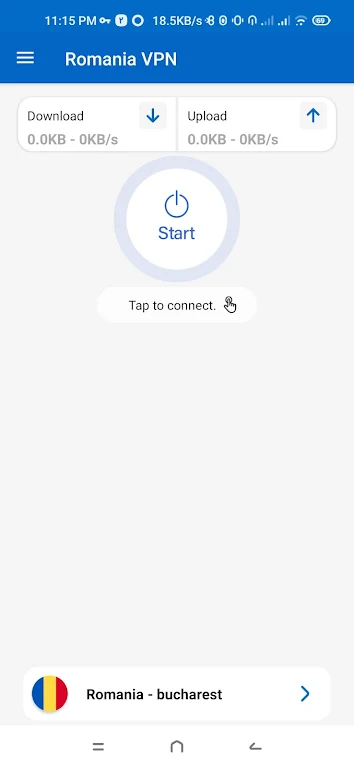 Romania VPN - Fast & Secure Ekran Görüntüsü 1