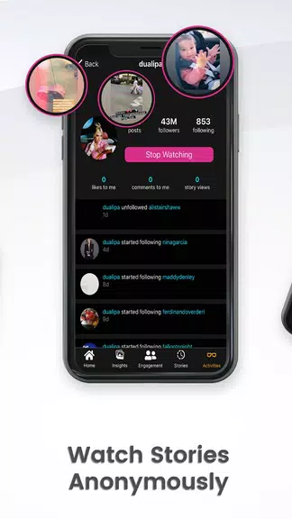 Sarman Instagram Analyzer: Followers & Unfollowers Capture d'écran 3
