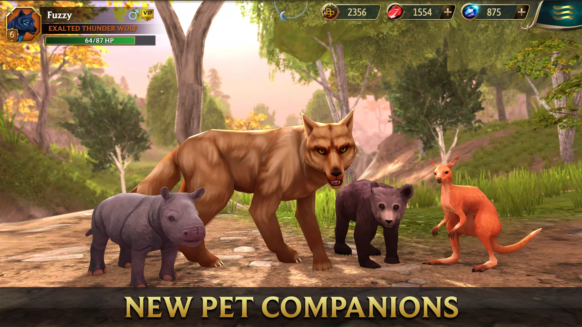 Wolf Tales - Wild Animal Sim Capture d'écran 1