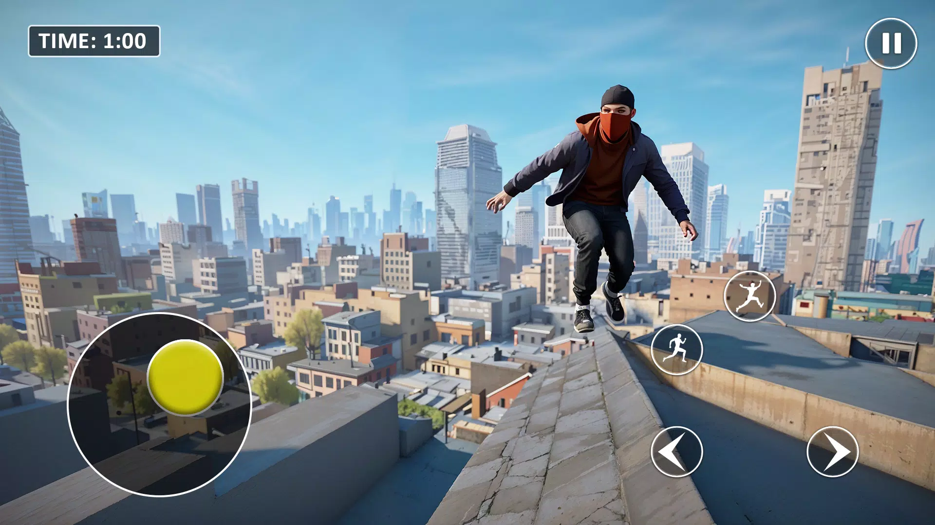 Go Up Rooftop Run Parkour Game 스크린샷 2