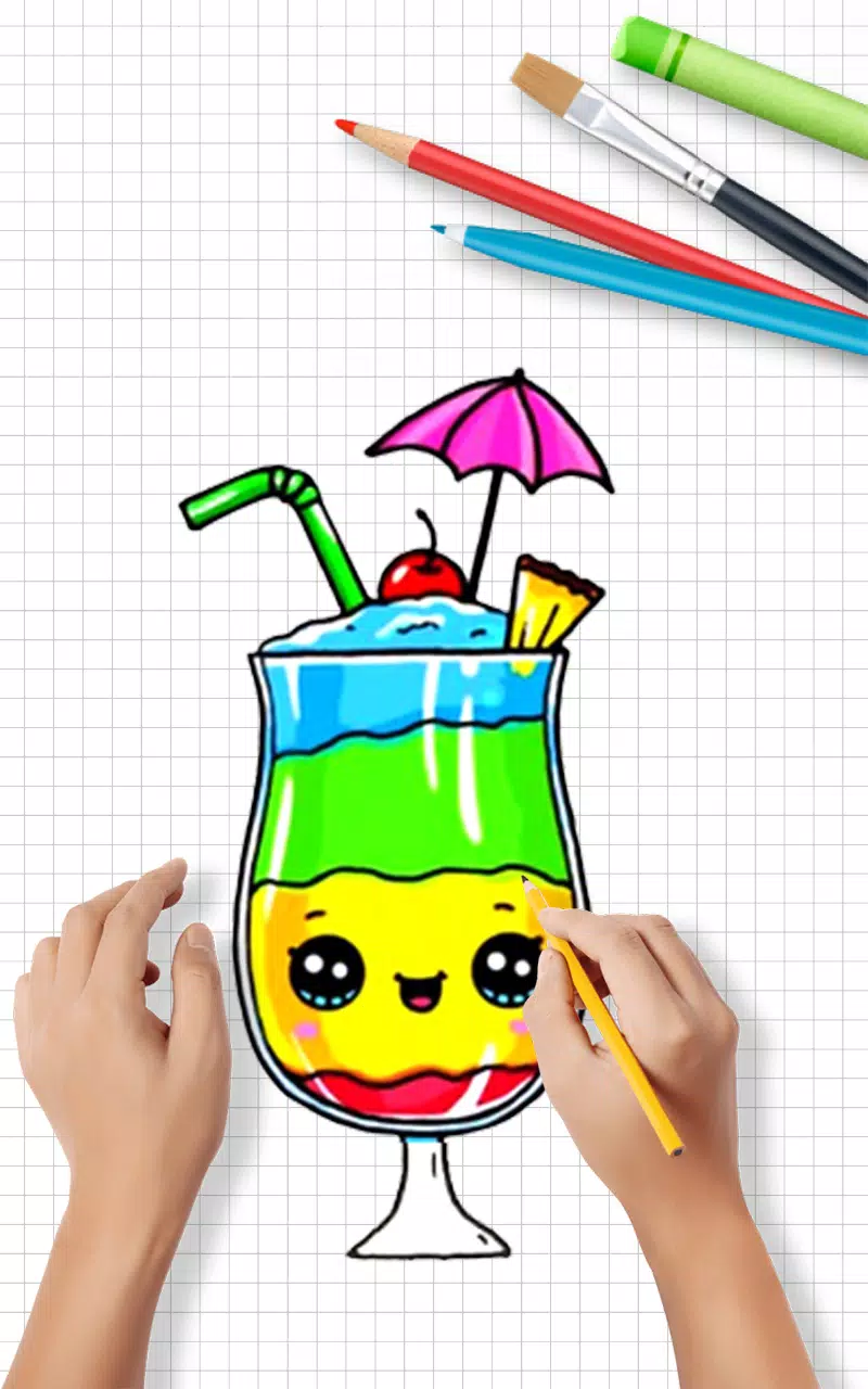 Draw Cute Drinks Screenshot 2