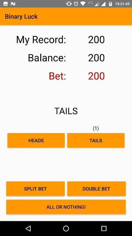 Binary Bet Game Ảnh chụp màn hình 3