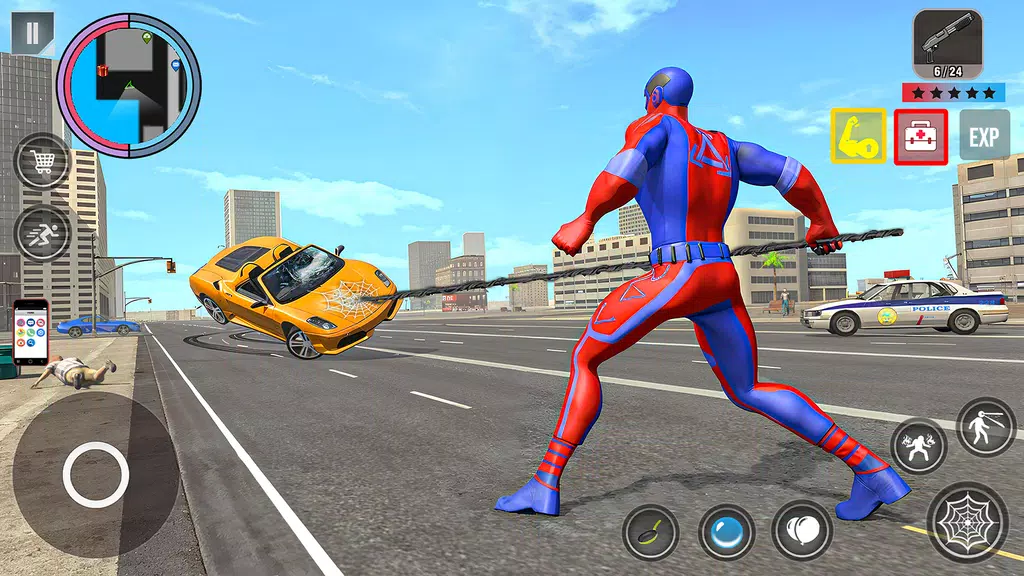 Spider Rope Action Game 스크린샷 2