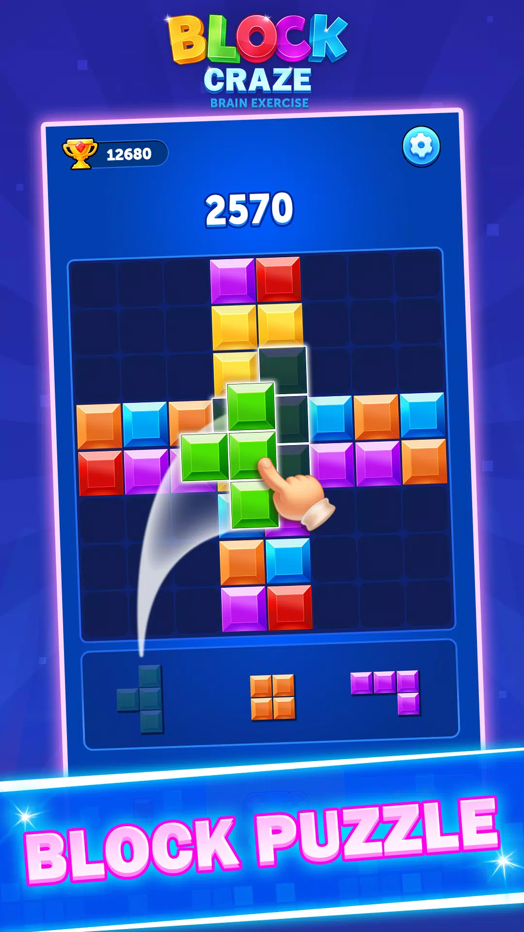 Block Craze：Brain Exercise Ekran Görüntüsü 0