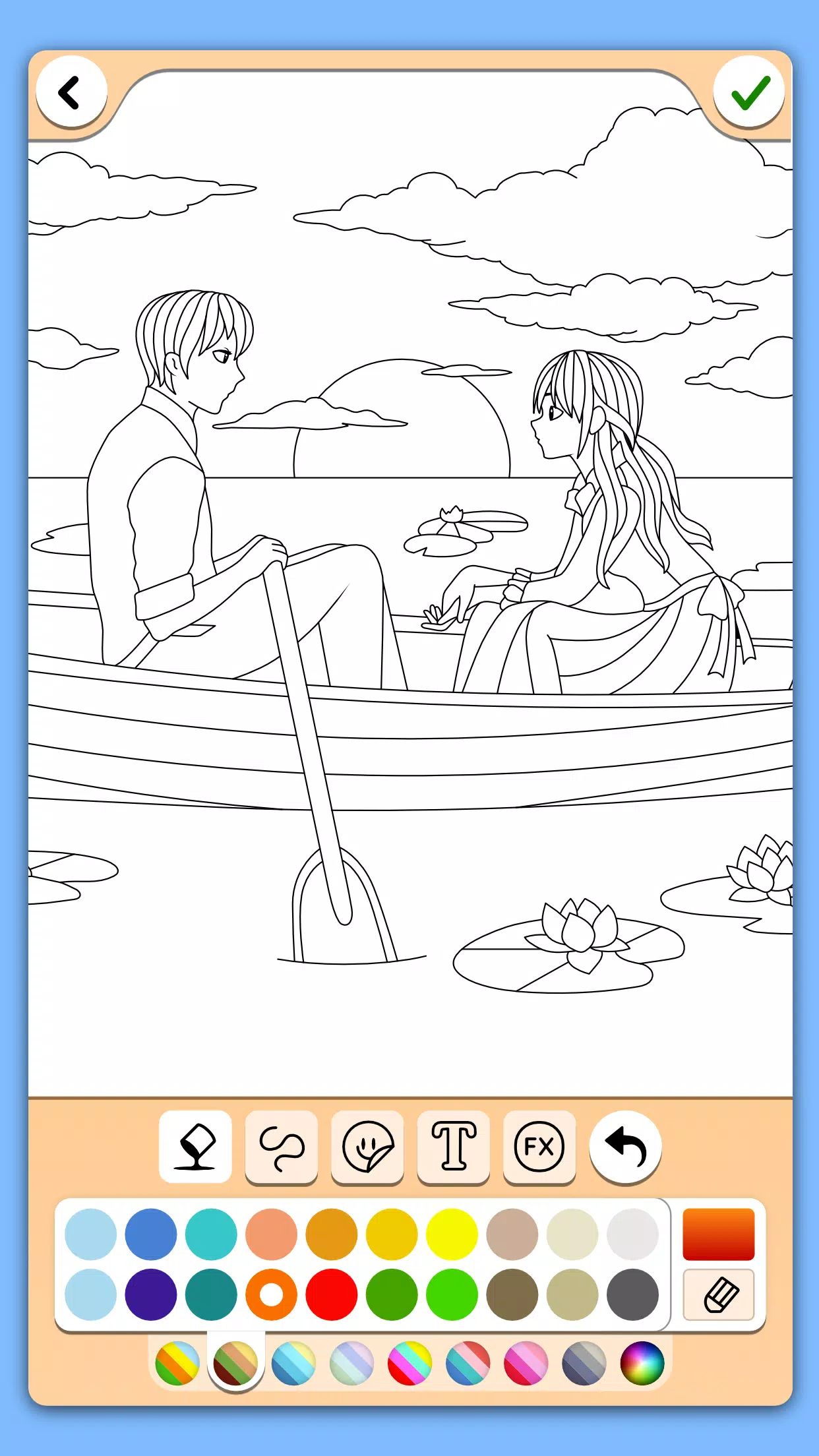 Valentines love coloring book ภาพหน้าจอ 3