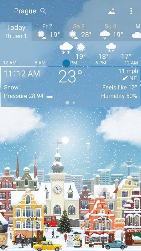 YoWindow Weather Unlimited ภาพหน้าจอ 1