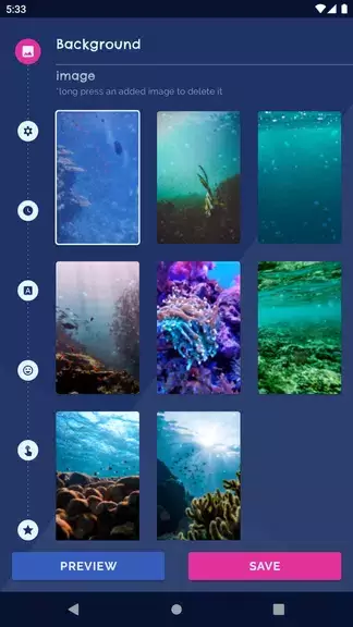 Ocean Fish Live Wallpaper 4K ภาพหน้าจอ 0