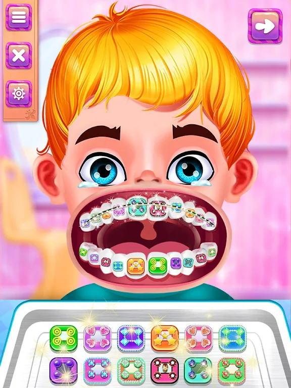 Mouth care doctor dentist game स्क्रीनशॉट 1