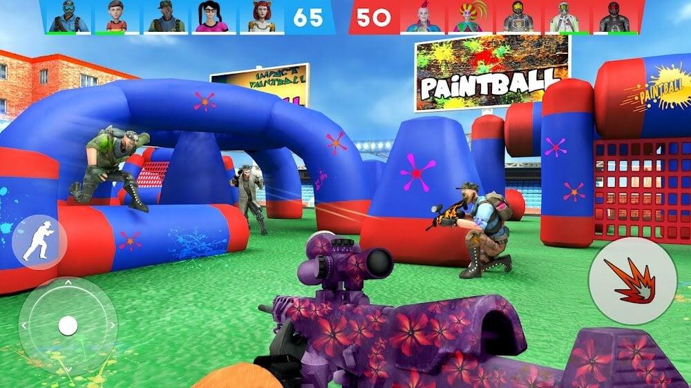 Paintball Shooting Game 3D Ekran Görüntüsü 3