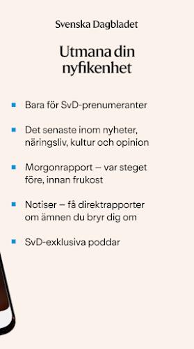 Svenska Dagbladet Скриншот 1