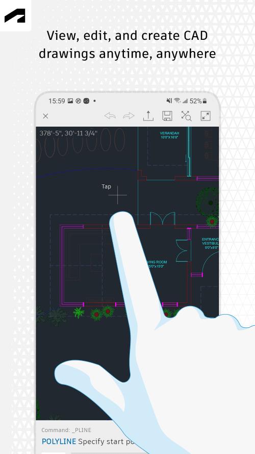 AutoCAD — редактор файлов DWG Скриншот 1