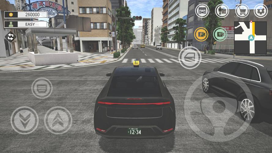Japan Taxi Simulator : Driving Скриншот 3