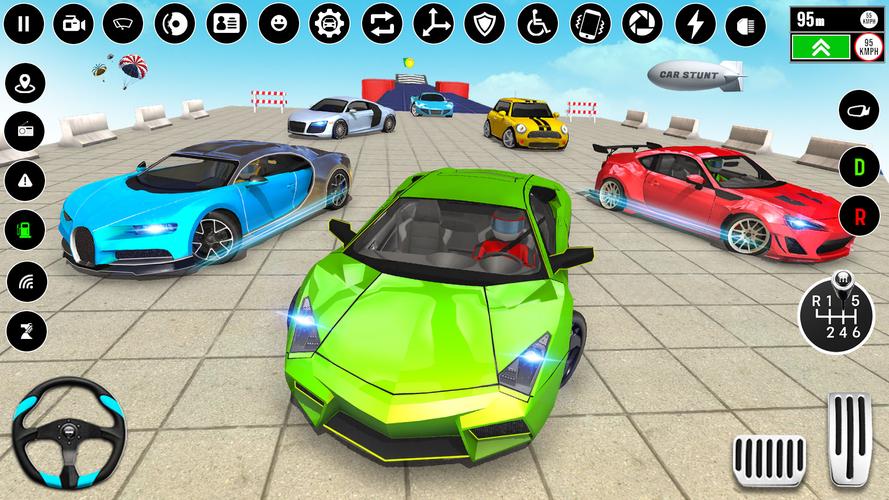 GT Car Stunt : Ramp Car Stunts Captura de pantalla 2