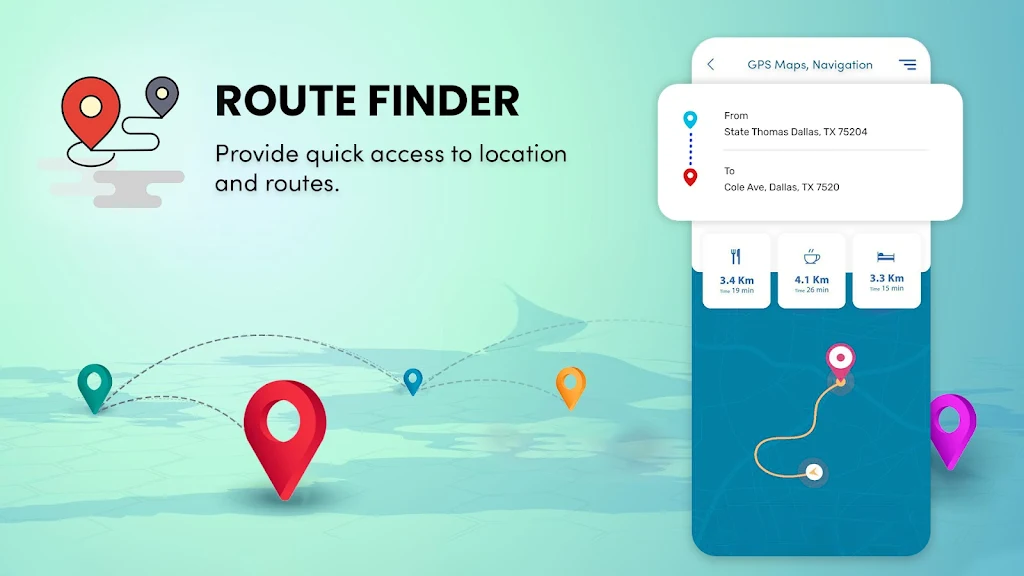 GPS, Maps & Driving Directions ภาพหน้าจอ 0