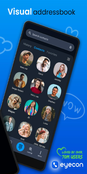 Eyecon Caller ID bloquear spam Captura de tela 2